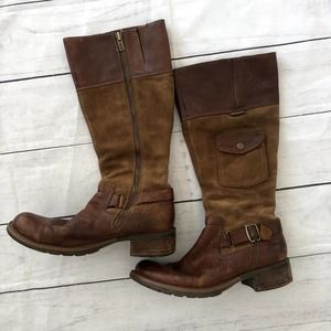 Timberland Charles St. Darcy Leather Pocket Riding Boots Brown Size 7M